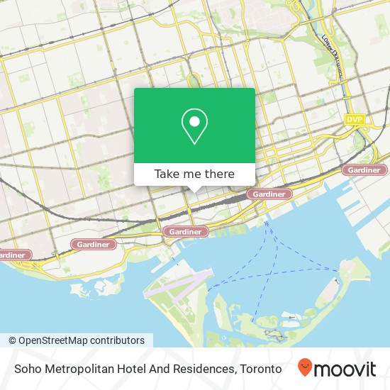 Soho Metropolitan Hotel And Residences map