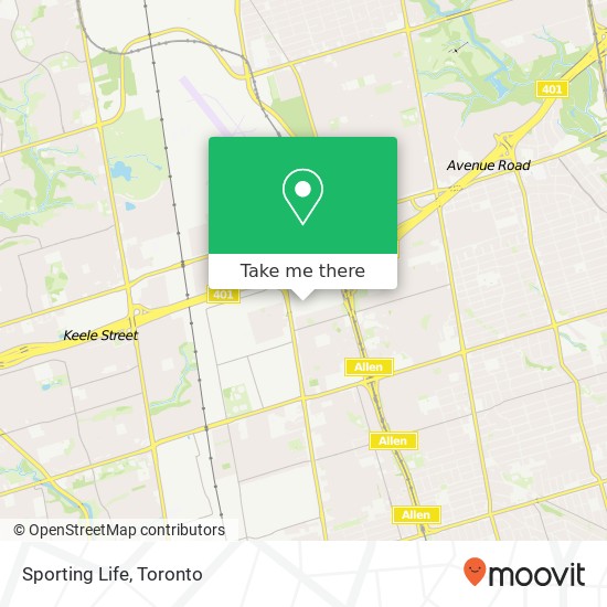 Sporting Life map