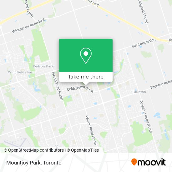 Mountjoy Park map