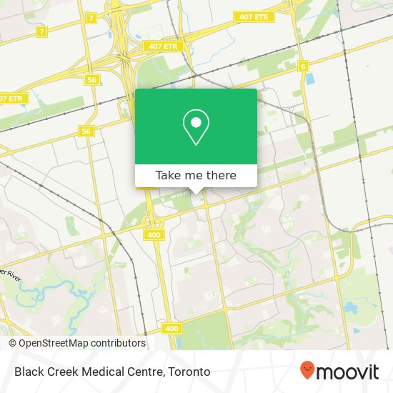 Black Creek Medical Centre map
