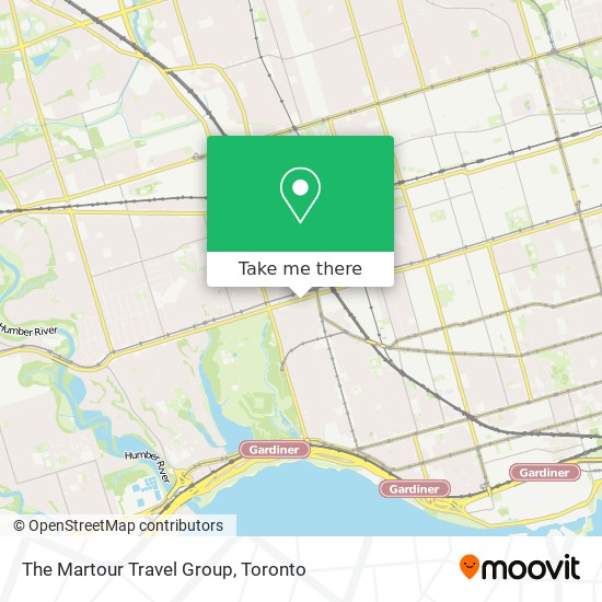 The Martour Travel Group map