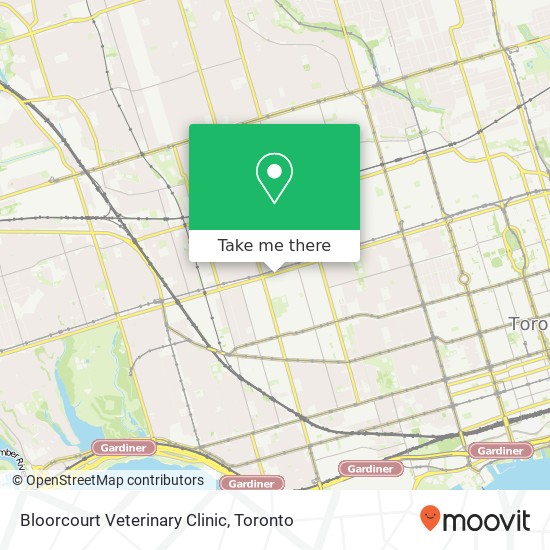 Bloorcourt Veterinary Clinic map