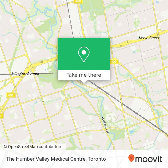 The Humber Valley Medical Centre map