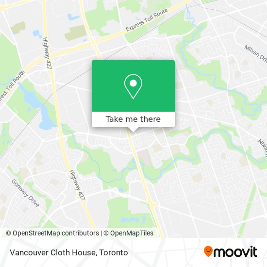 Vancouver Cloth House map