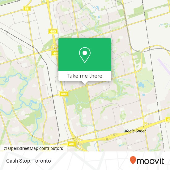 Cash Stop map