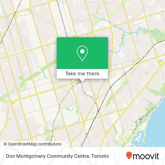 Don Montgomery Community Centre map