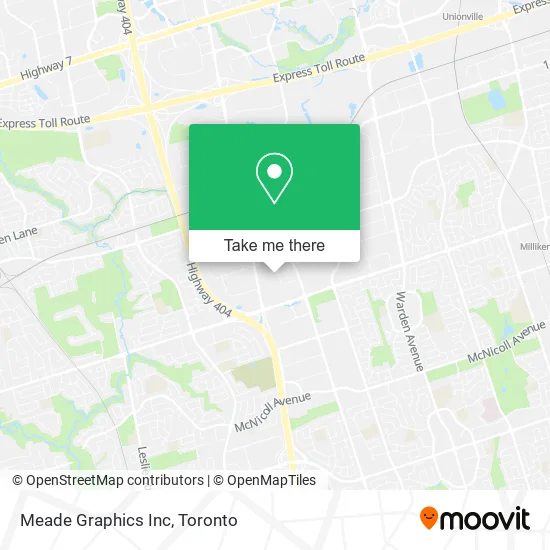 Meade Graphics Inc map