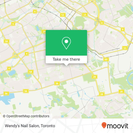 Wendy's Nail Salon map