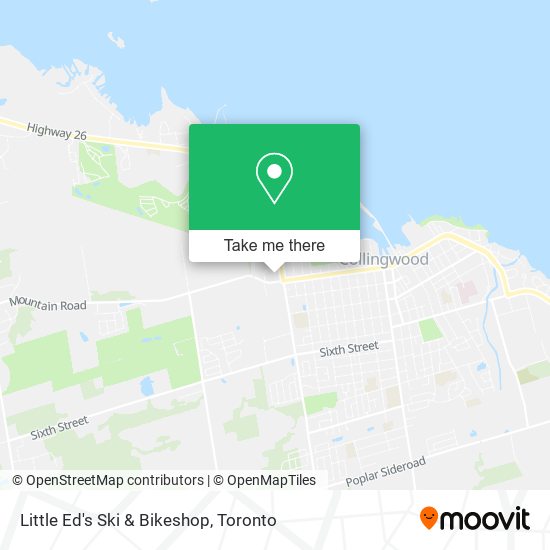 Little Ed's Ski & Bikeshop map
