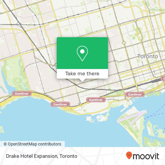 Drake Hotel Expansion map