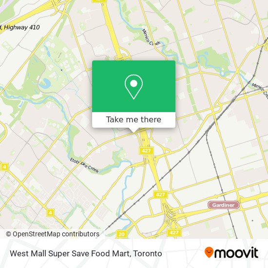 West Mall Super Save Food Mart map