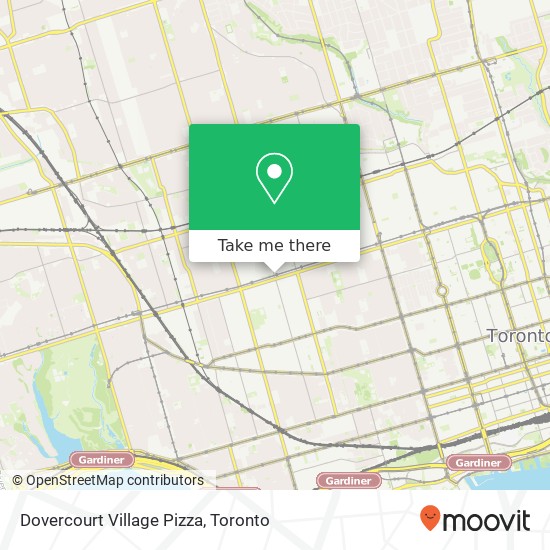 Dovercourt Village Pizza map