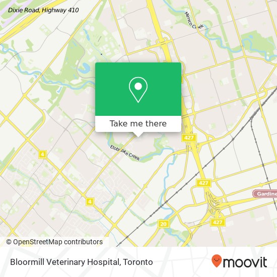 Bloormill Veterinary Hospital map