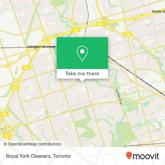 Royal York Cleaners map