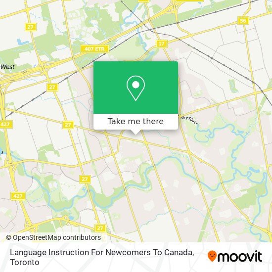 Language Instruction For Newcomers To Canada map