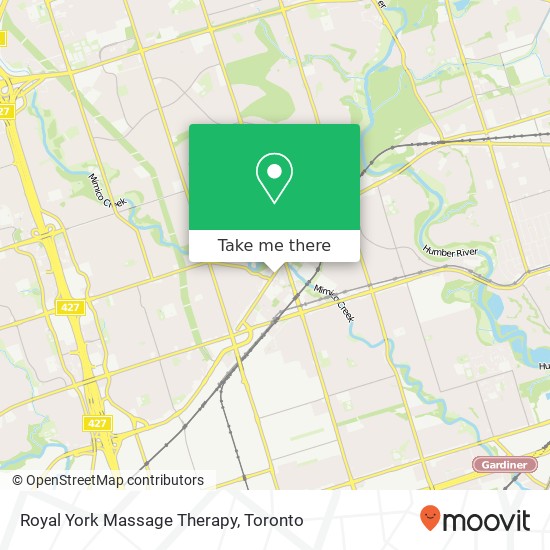 Royal York Massage Therapy map