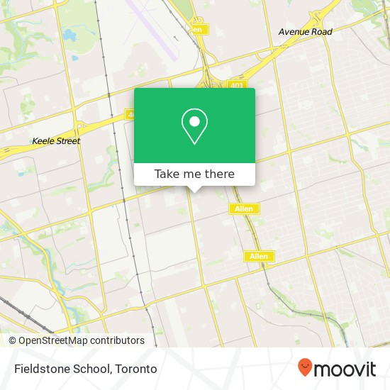Fieldstone School map