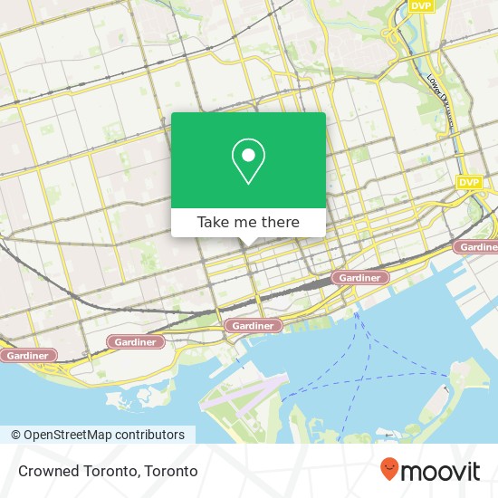 Crowned Toronto map