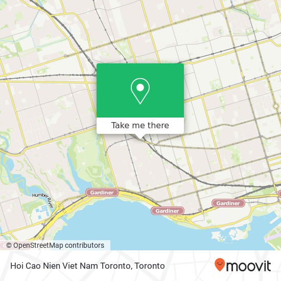 Hoi Cao Nien Viet Nam Toronto map