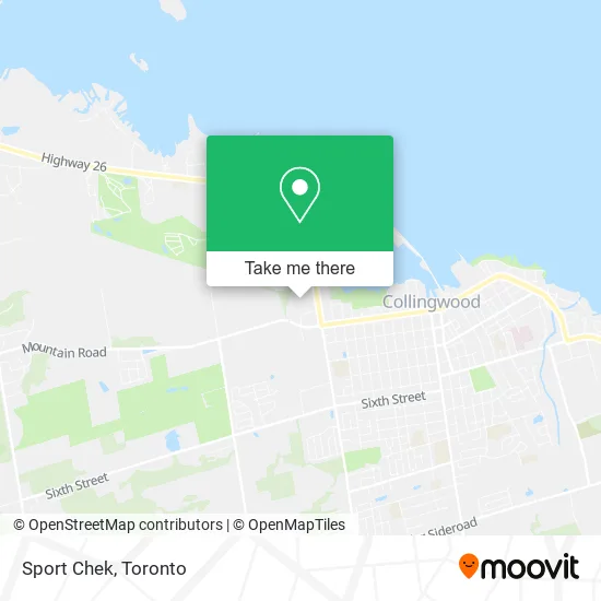 Sport Chek map