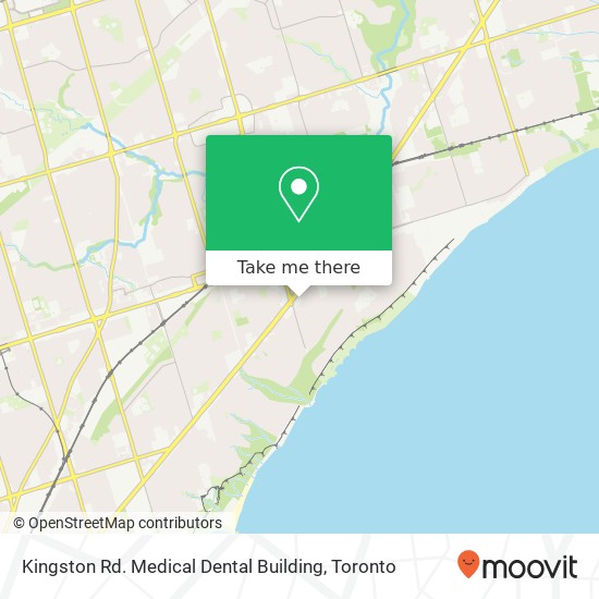 Kingston Rd. Medical Dental Building map