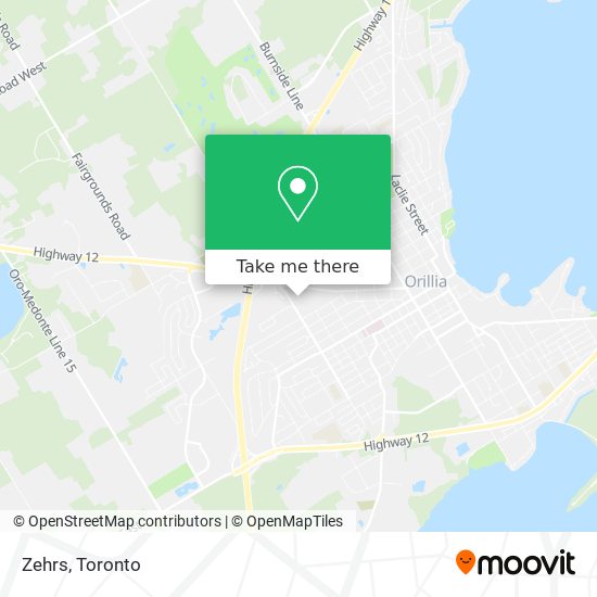 Zehrs map