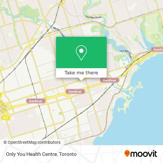 Only You Health Centre map