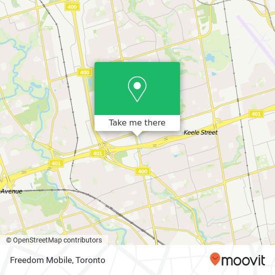 Freedom Mobile map