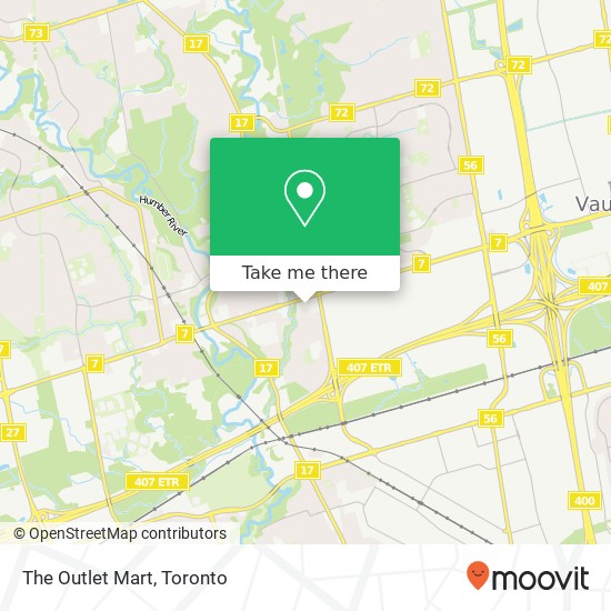 The Outlet Mart map
