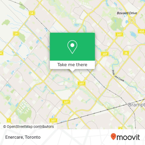 Enercare map