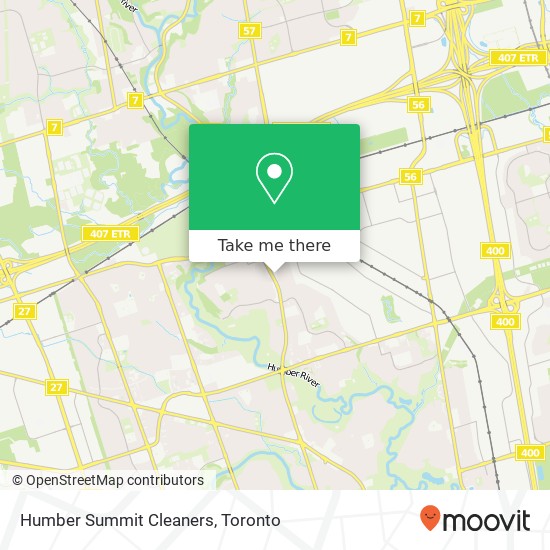 Humber Summit Cleaners map