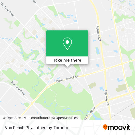 Van Rehab Physiotherapy map