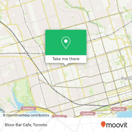 Bloor Bar Cafe map