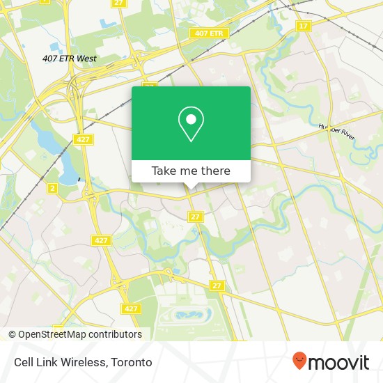 Cell Link Wireless map