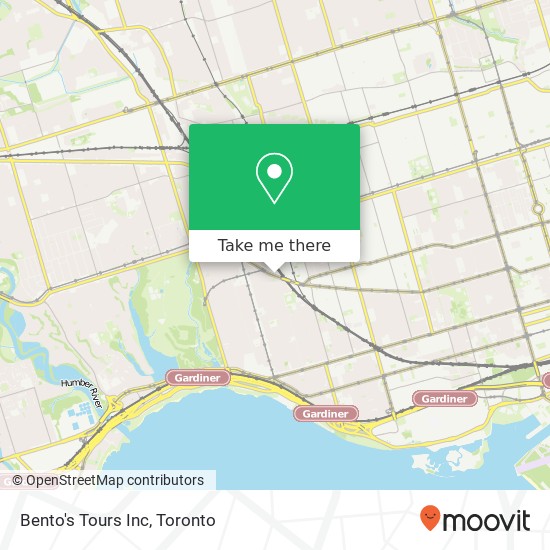 Bento's Tours Inc map