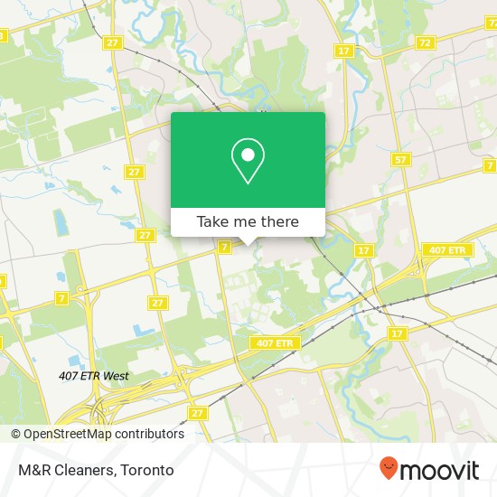 M&R Cleaners map