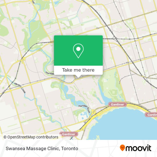 Swansea Massage Clinic map