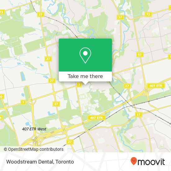 Woodstream Dental map