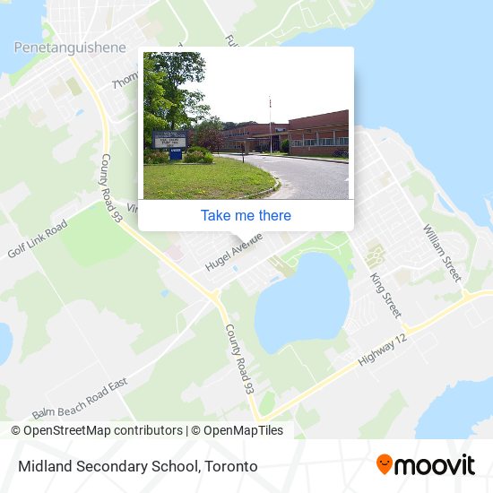 Midland Secondary School map