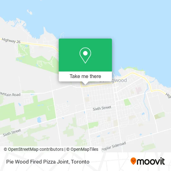Pie Wood Fired Pizza Joint map