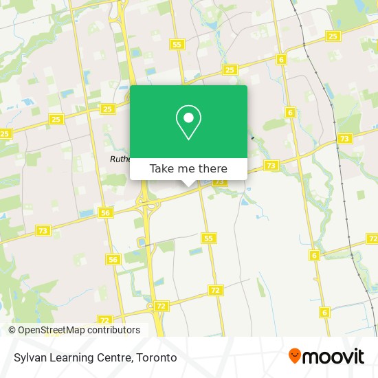 Sylvan Learning Centre map