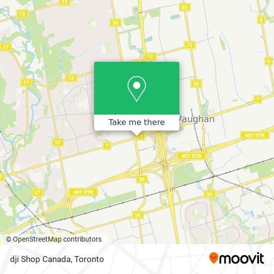 dji Shop Canada map
