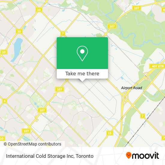 International Cold Storage Inc map