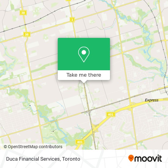 Duca Financial Services map