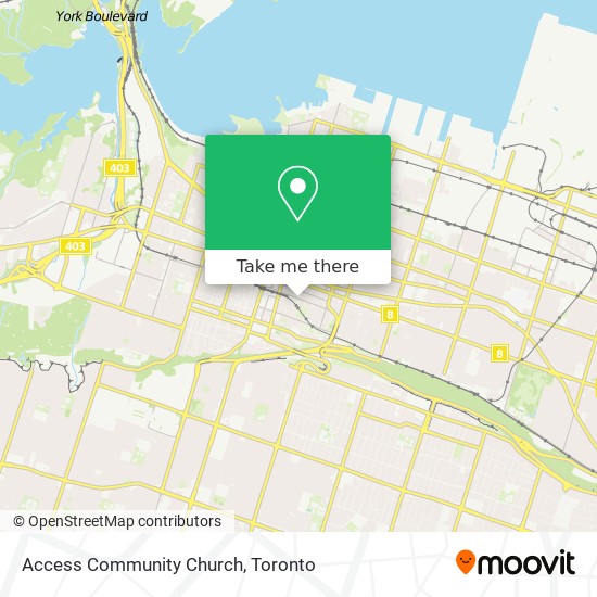 Access Community Church map