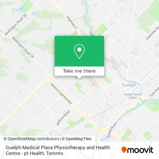 Guelph Medical Place Physiotherapy and Health Centre - pt Health plan