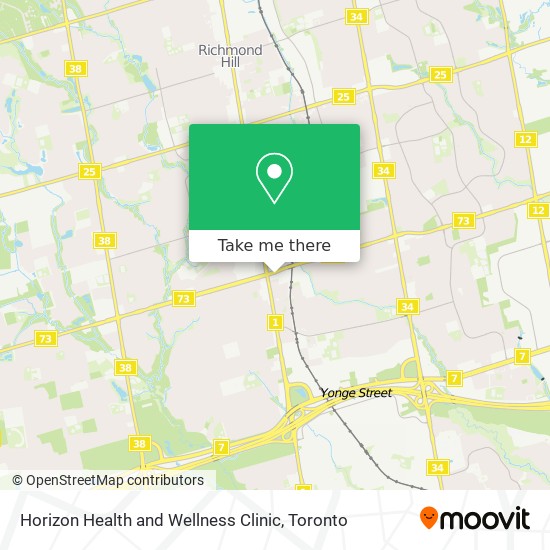Horizon Health and Wellness Clinic map