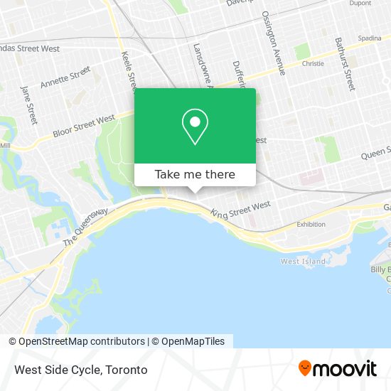 West Side Cycle map