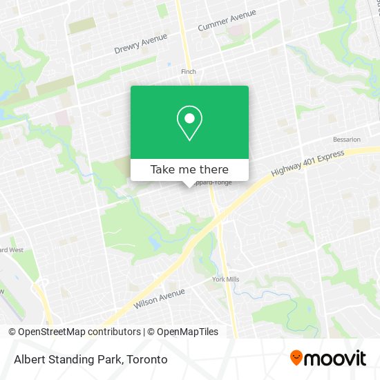 Albert Standing Park map