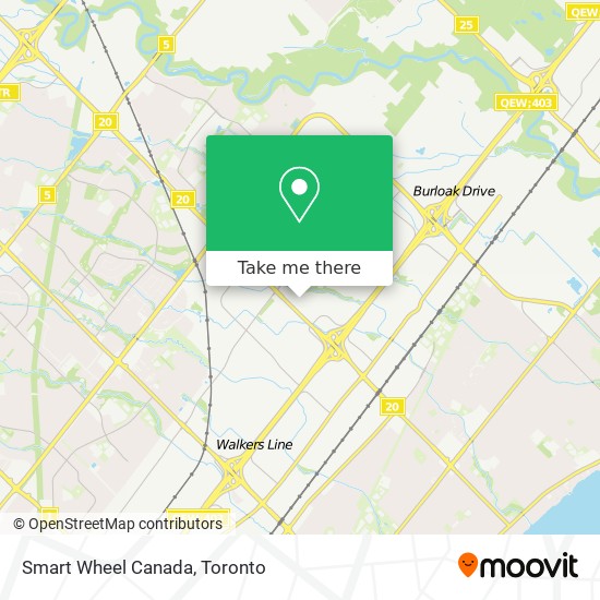 Smart Wheel Canada map